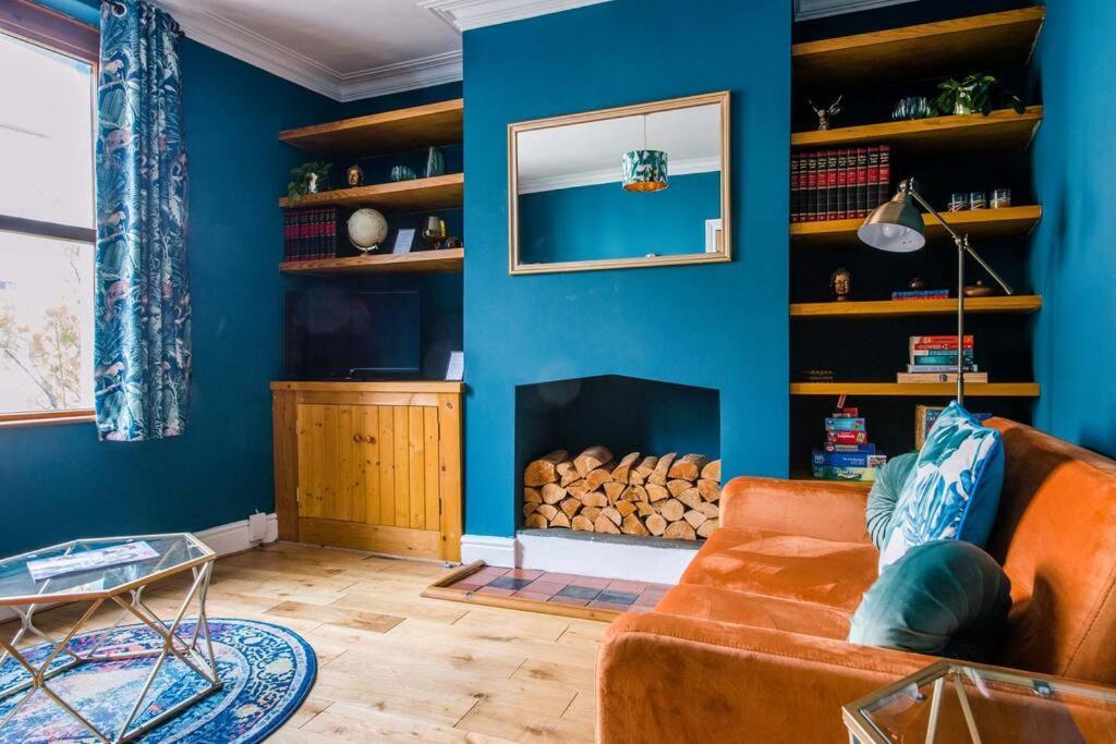 Villa Gorgeous Victorian House Sleeps 6 In Cardiff Exterior foto